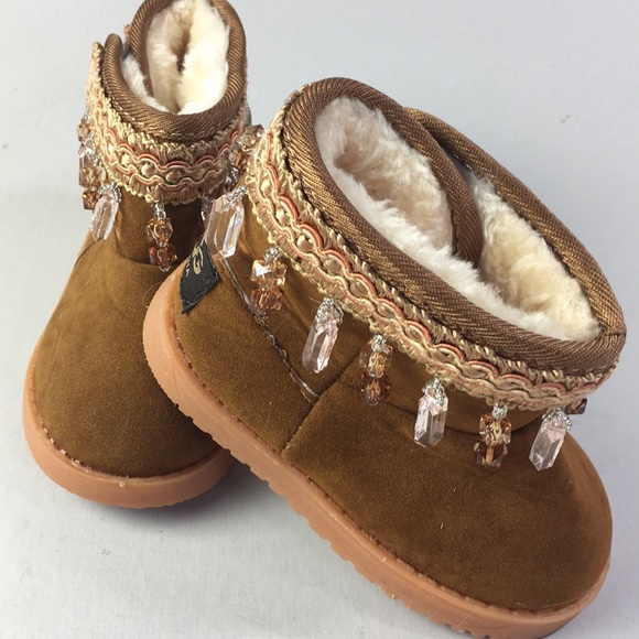 SALE☃️DuDG Toddler Fleece Lined Boho Boots☃️🌲 - Picture 2 of 6